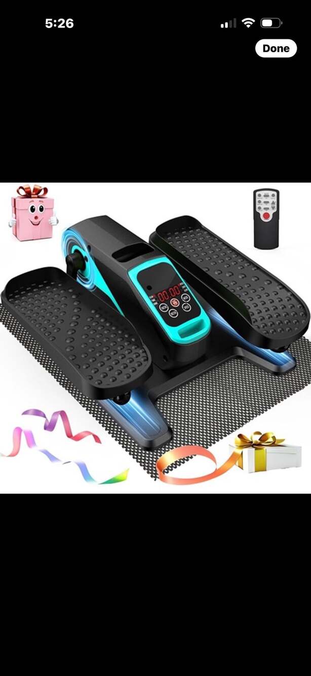 VIVURN-018 Under Desk Elliptical 12 Speed 5 Modes Mini Motorized Elliptical Mach